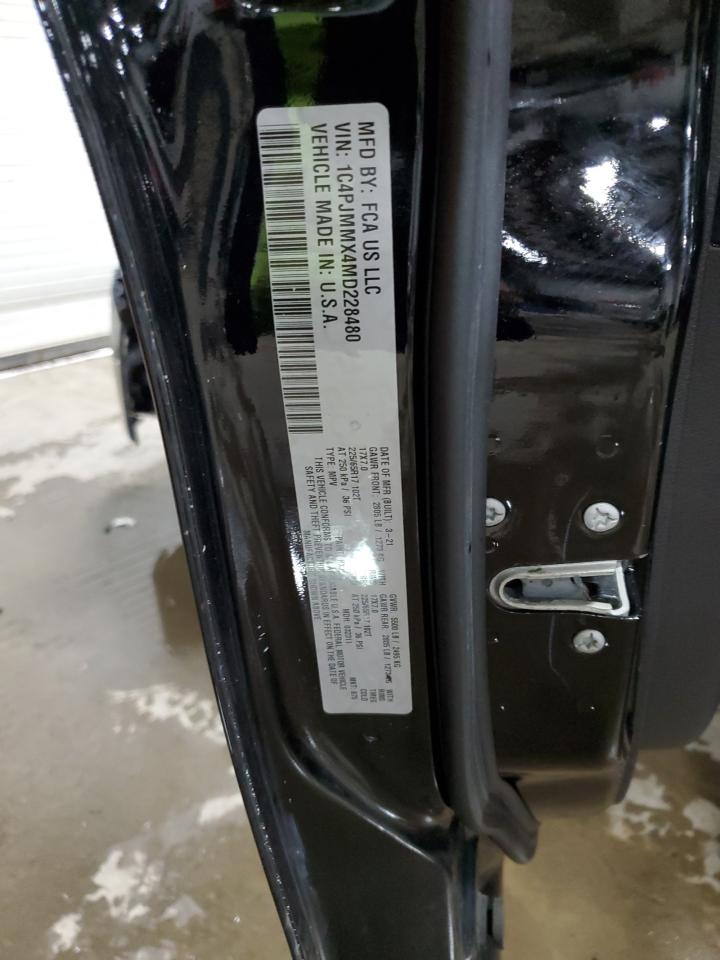 2021 Jeep Grand Cherokee VIN 1C4PJMMX4MD228480 Copart auction photo, front end damage thumbnail 14