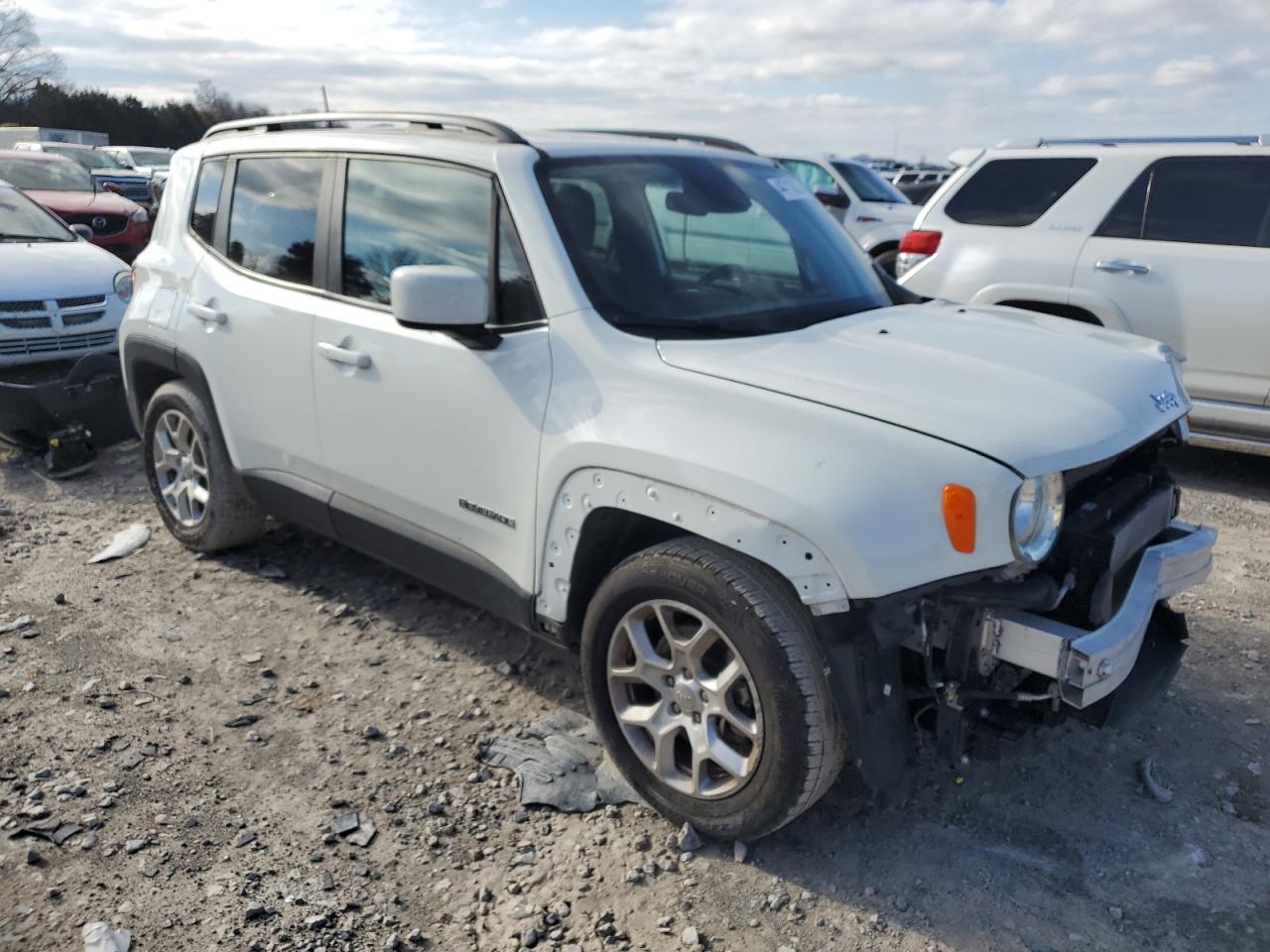 2018 Jeep Renegade VIN ZACCJABB0JPJ58376 Copart auction photo, front end damage thumbnail 4