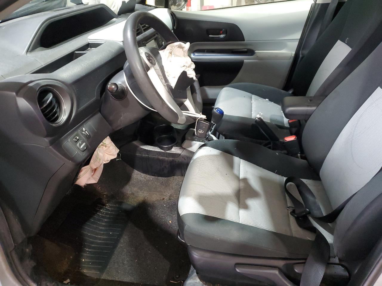 2012 Toyota Prius VIN JTDKDTB31C1019807 Copart auction photo, front end damage thumbnail 7