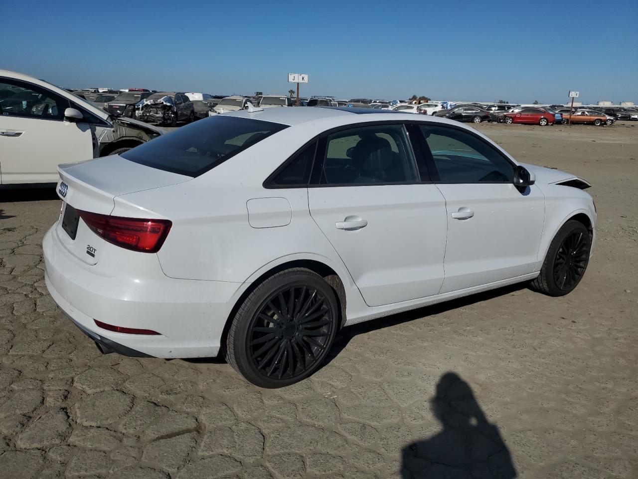 2018 Audi A3 VIN WAUB8GFF7J1030210 Copart auction photo, front end damage thumbnail 3