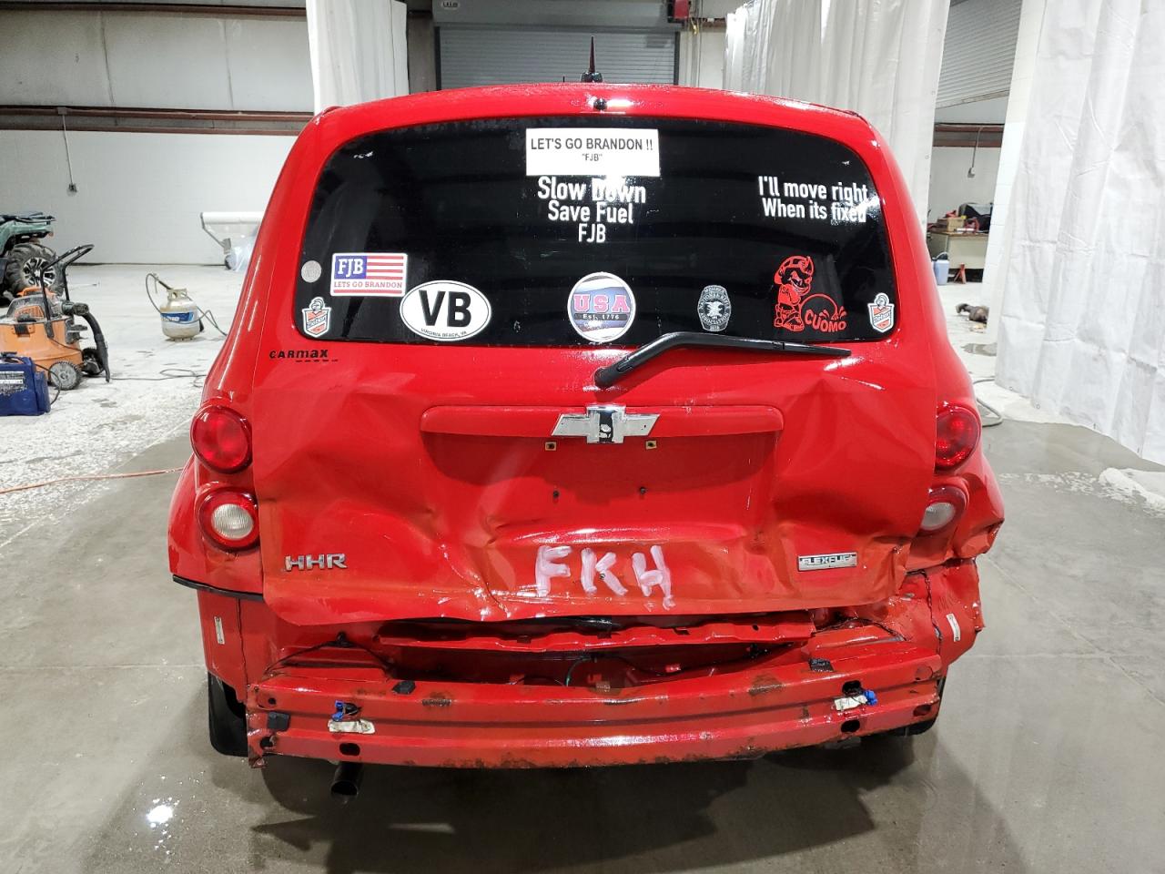 2011 Chevrolet HHR VIN 3GCAAAFWXBS602323 Copart auction photo, rear end / front end damage thumbnail 6