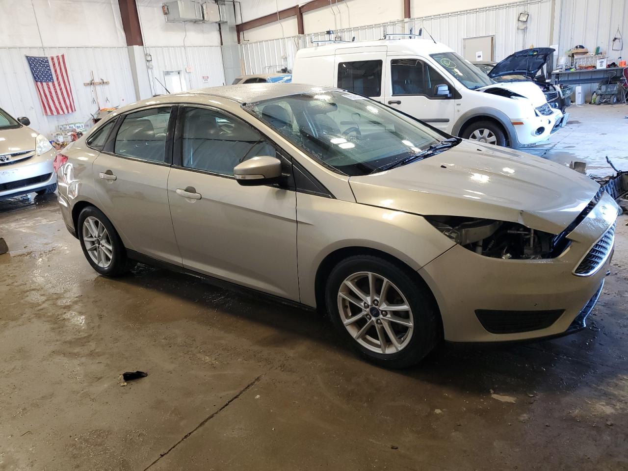 2016 Ford Focus VIN 1FADP3F22GL298346 Copart auction photo, front end damage thumbnail 4
