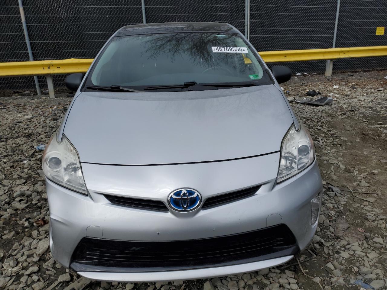 2012 Toyota Prius VIN JTDKN3DU9C5537532 Copart auction photo, rear end / front end damage thumbnail 5
