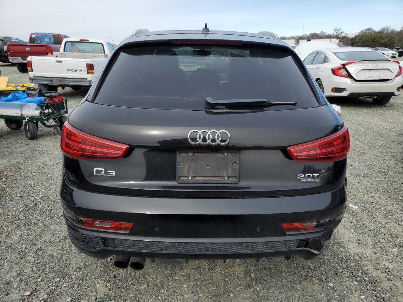 2017 Audi Q3 VIN WA1GCCFS4HR016879 Copart auction photo, side damage thumbnail 6
