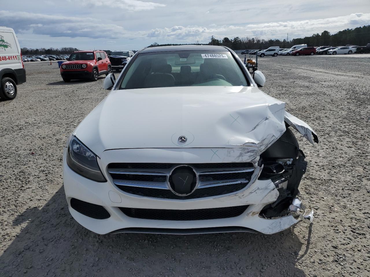 2018 Mercedes-Benz C-klasse VIN WDDWF4JB0JR422451 Copart auction photo, all over damage thumbnail 5