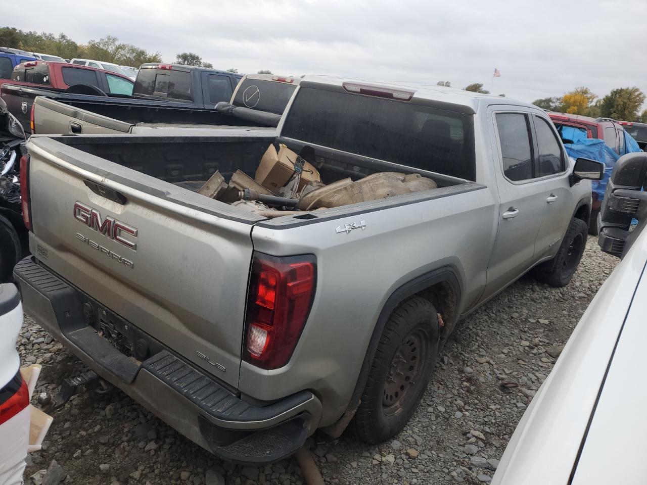 2019 GMC Sierra VIN 1GTU9BED5KZ401184 Copart auction photo, all over / mechanical damage thumbnail 3