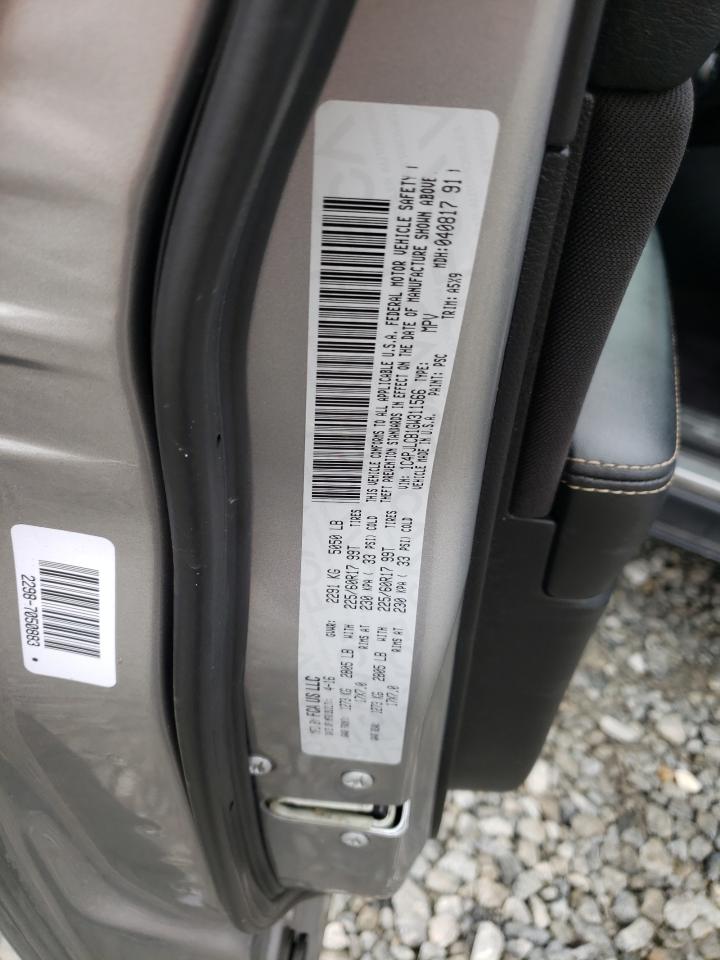 2016 Jeep Grand Cherokee VIN 1C4PJLCB1GW311566 Copart auction photo, side / rear end damage thumbnail 14