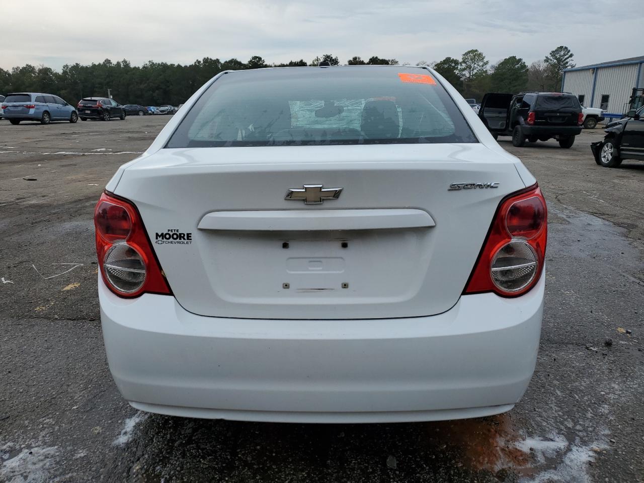 2015 Chevrolet Sonic VIN 1G1JA5SH4F4168946 Copart auction photo, rollover / undercarriage damage thumbnail 6