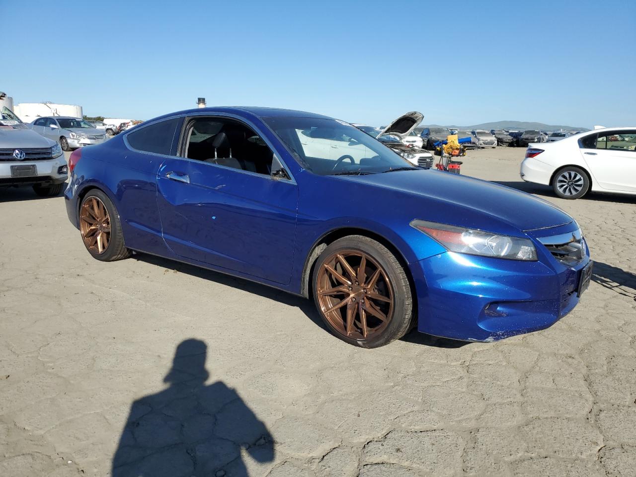 2011 Honda Accord VIN 1HGCS2A83BA005070 Copart auction photo, side damage thumbnail 4