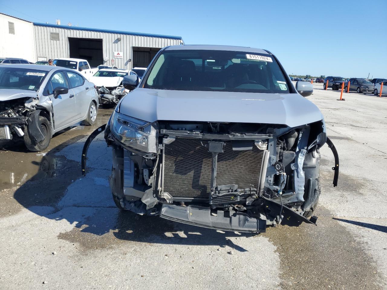 2022 Honda Ridgeline VIN 5FPYK3F75NB013409 Copart auction photo, front end damage thumbnail 5