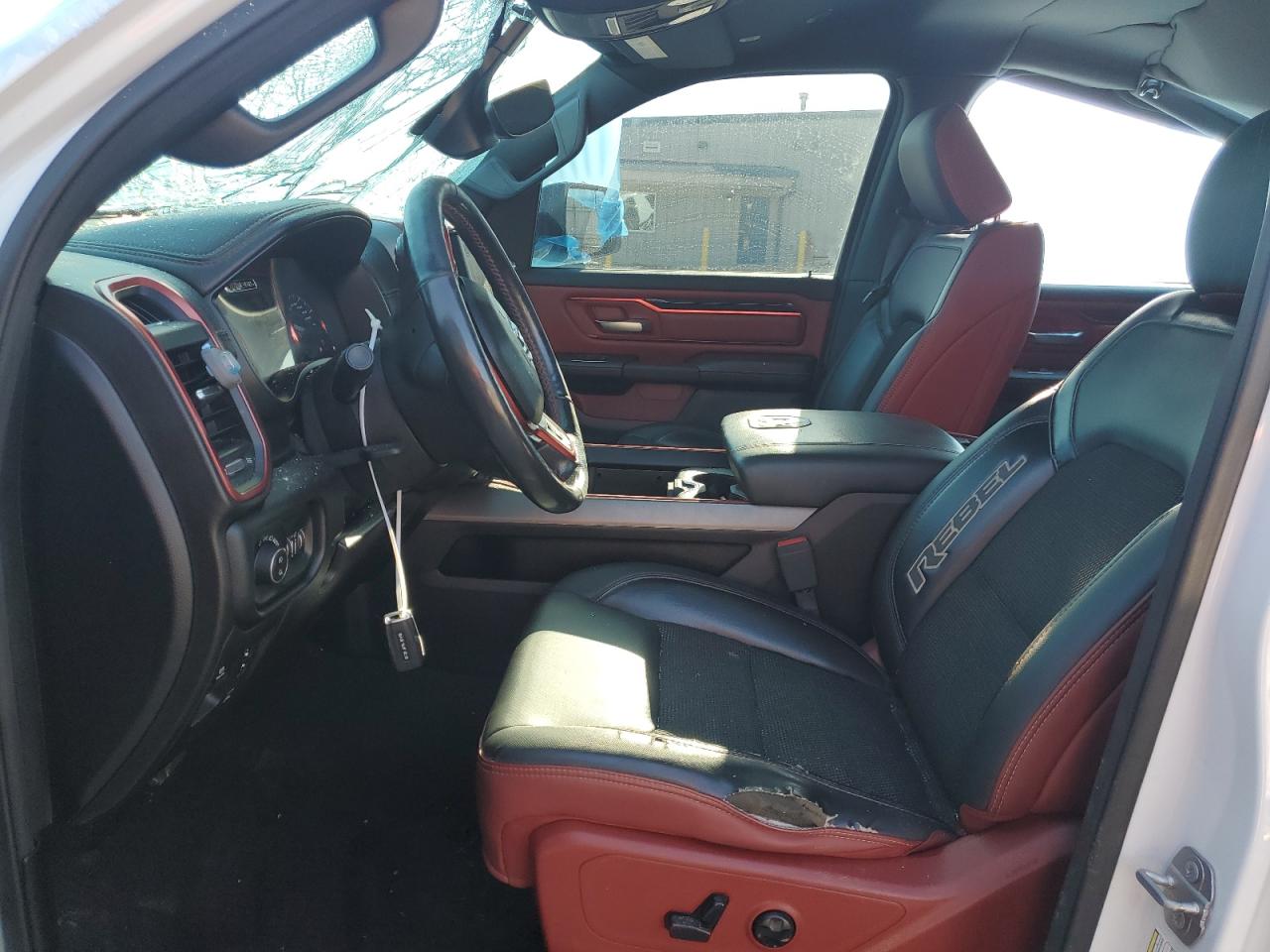 2019 RAM 1500 VIN 1C6SRFLT8KN796226 Copart auction photo, top/roof damage thumbnail 7