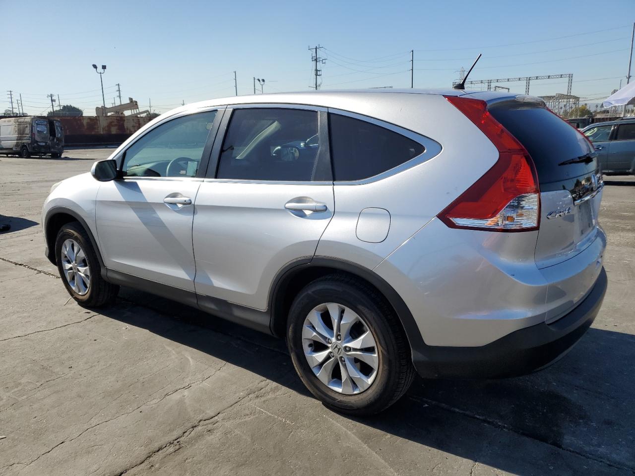 2014 Honda CR-V VIN 2HKRM3H54EH551250 Copart auction photo, side / rear end damage thumbnail 2