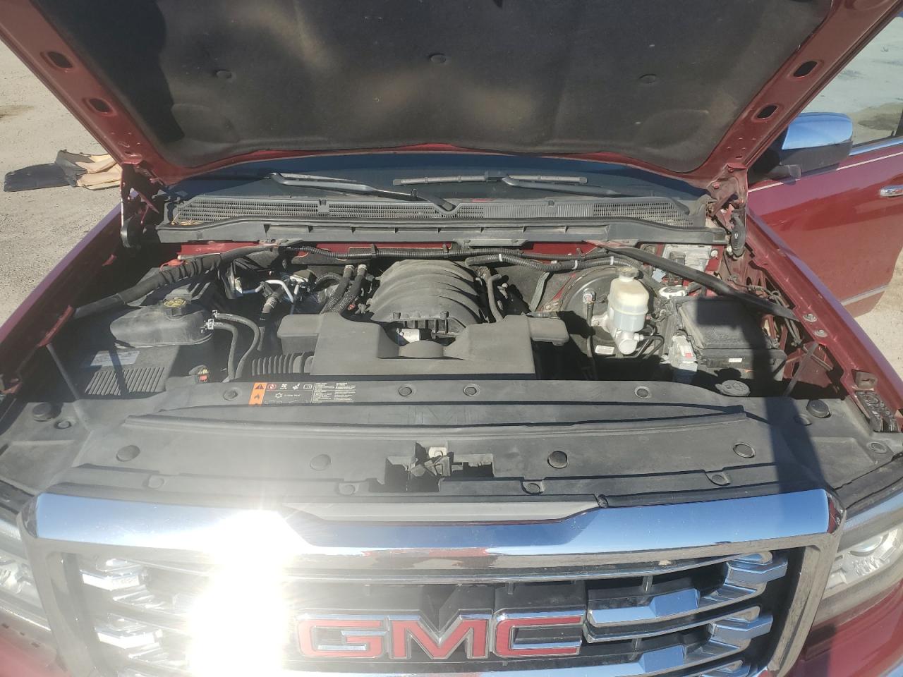 2018 GMC Sierra VIN 3GTU2NEC4JG597713 Copart auction photo, rear end / front end damage thumbnail 12