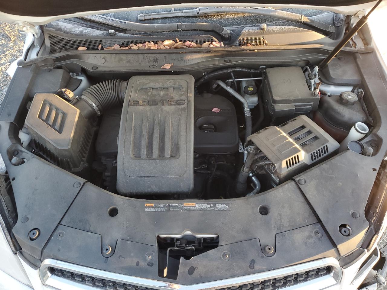 2014 Chevrolet Equinox VIN 1GNALCEK6EZ114280 Copart auction photo, front end / undercarriage damage thumbnail 12
