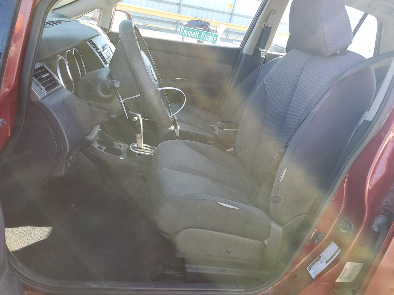 2008 Nissan Versa VIN 3N1BC11E68L370841 Copart auction photo, front end damage thumbnail 7