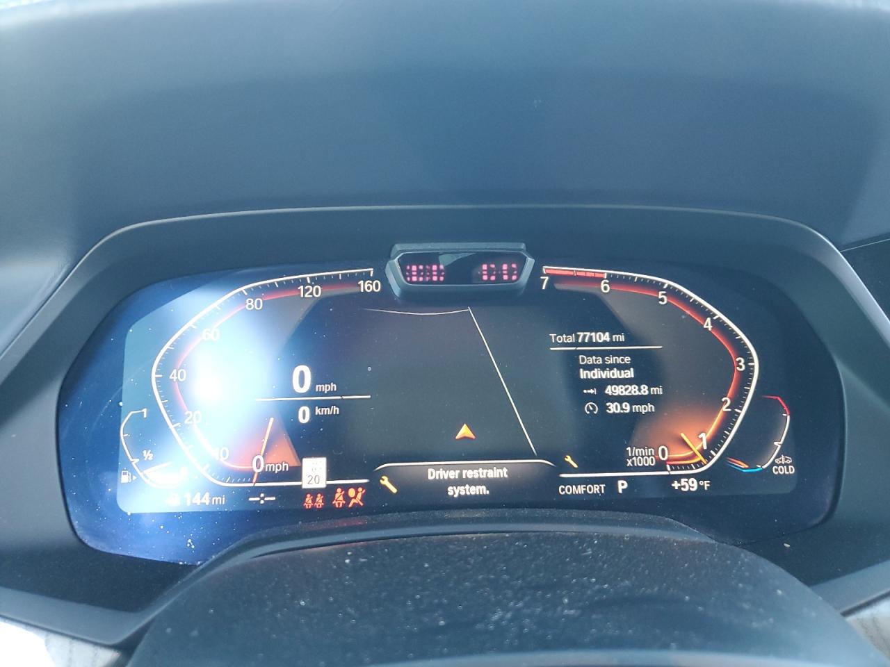2019 BMW X7 VIN 5UXCX4C51KLB39547 Copart auction photo, rear end damage thumbnail 9