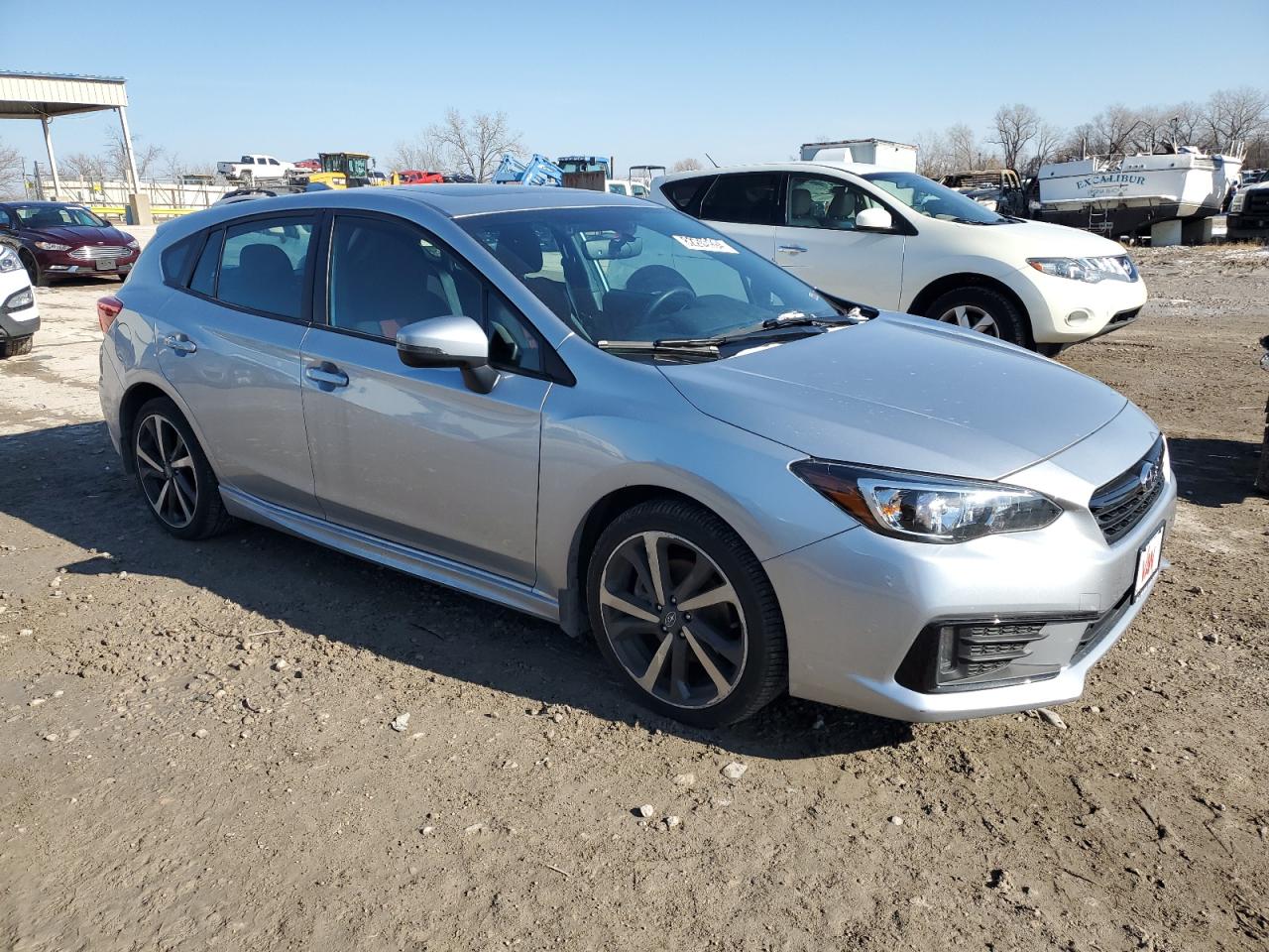 2021 Subaru Impreza VIN 4S3GTAM64M3704930 Copart auction photo, rear end / minor dent/scratches damage thumbnail 4