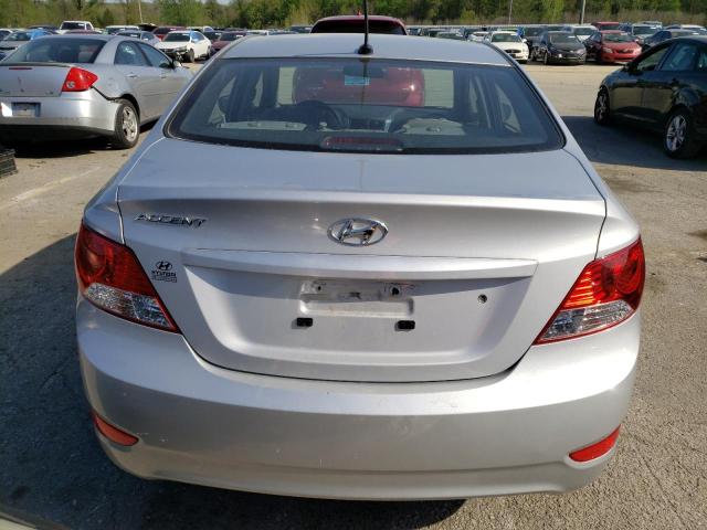 2014 Hyundai Accent VIN KMHCT4AE1EU672991 Copart auction photo, front end damage thumbnail 6