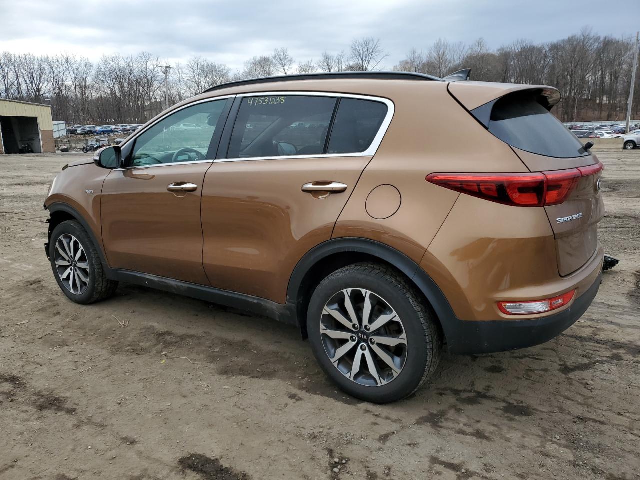 2019 KIA Sportage VIN KNDPNCAC1K7594487 Copart auction photo, front end / minor dent/scratches damage thumbnail 2