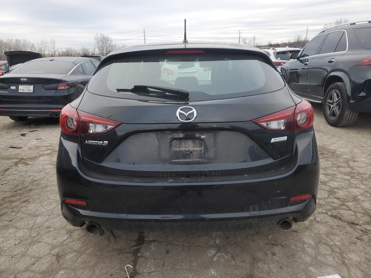 2018 Mazda 3 VIN 3MZBN1L36JM259691 Copart auction photo, front end / undercarriage damage thumbnail 6