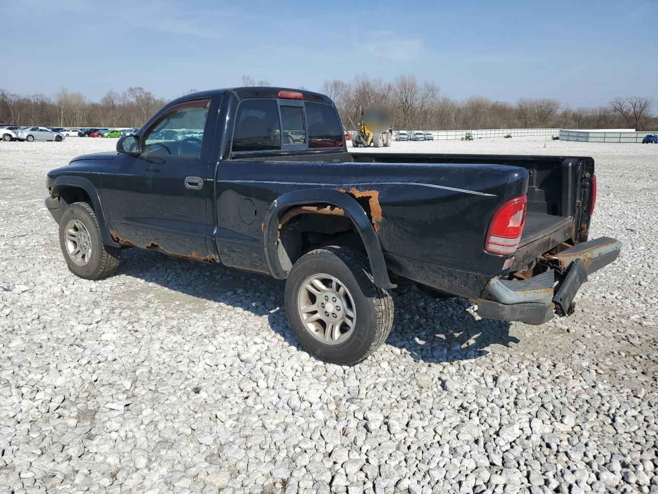 2004 Dodge Dakota VIN 1D7GG16K54S588745 Copart auction photo, rear end / side damage thumbnail 2