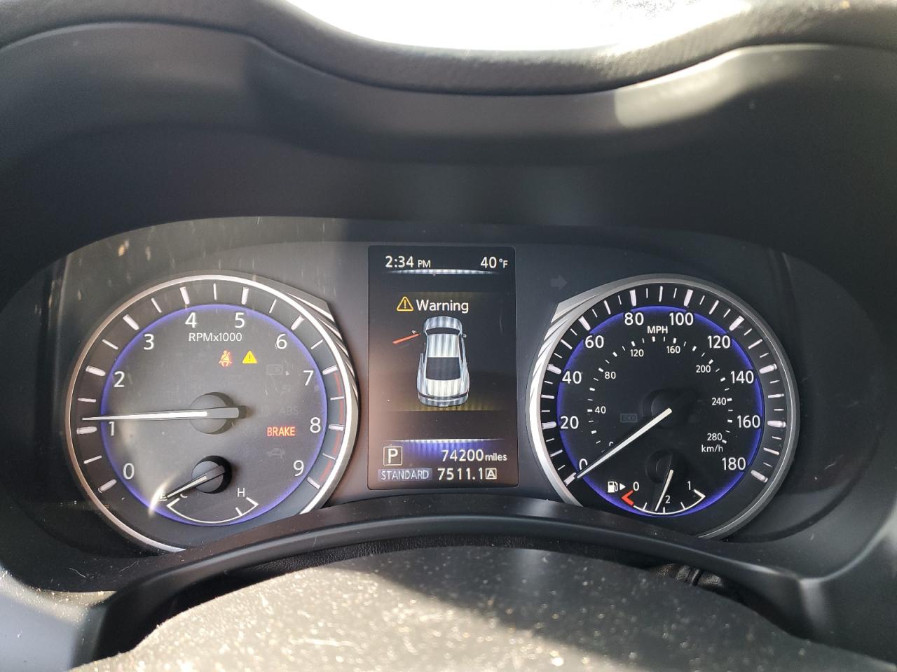 2018 Infiniti Q60 VIN JN1EV7EL0JM392865 Copart auction photo, vandalism damage thumbnail 9
