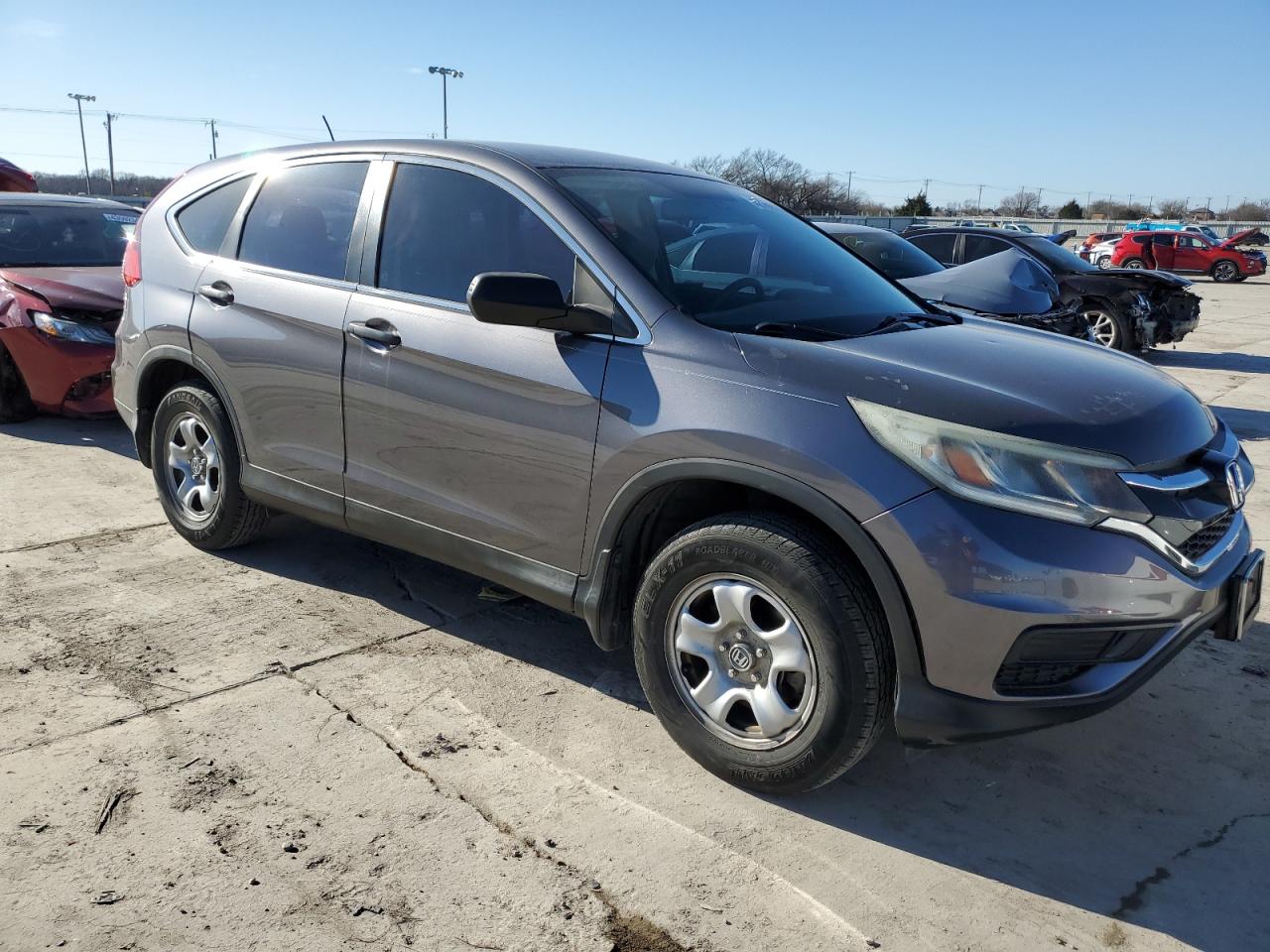 2016 Honda CR-V VIN 3CZRM3H33GG700946 Copart auction photo, front end / side damage thumbnail 4