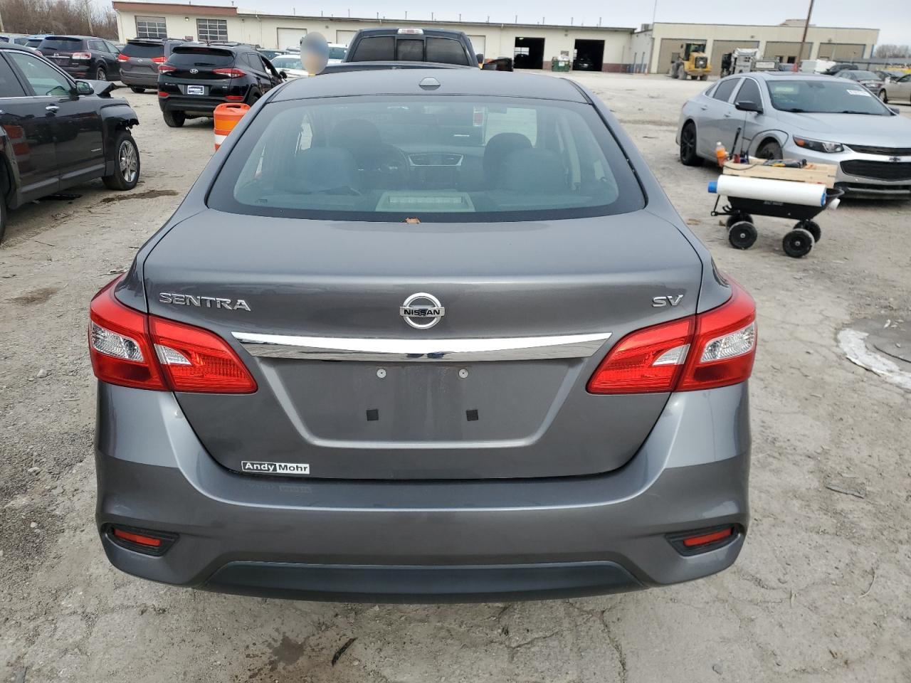 2019 Nissan Sentra VIN 3N1AB7AP0KY420985 Copart auction photo, side / minor dent/scratches damage thumbnail 6