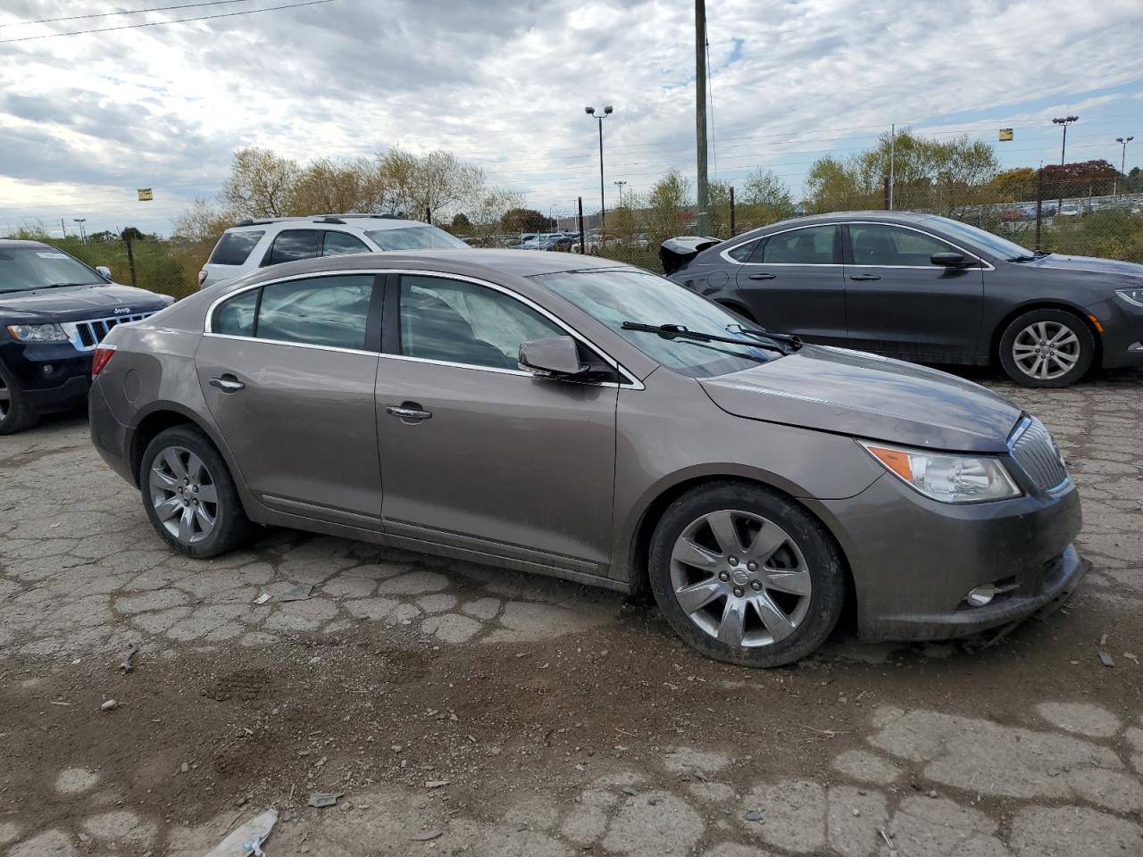 2012 Buick LaCrosse VIN 1G4GD5E3XCF159723 Copart auction photo, side / front end damage thumbnail 4