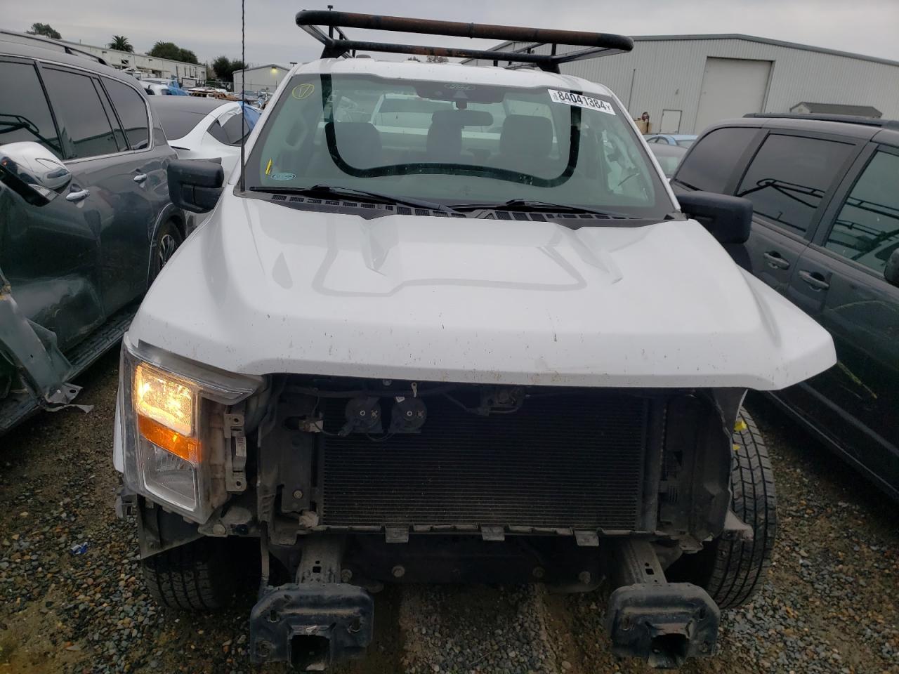 2021 Ford F-150 VIN 1FTMF1CB0MKE24758 Copart auction photo, front end damage thumbnail 5