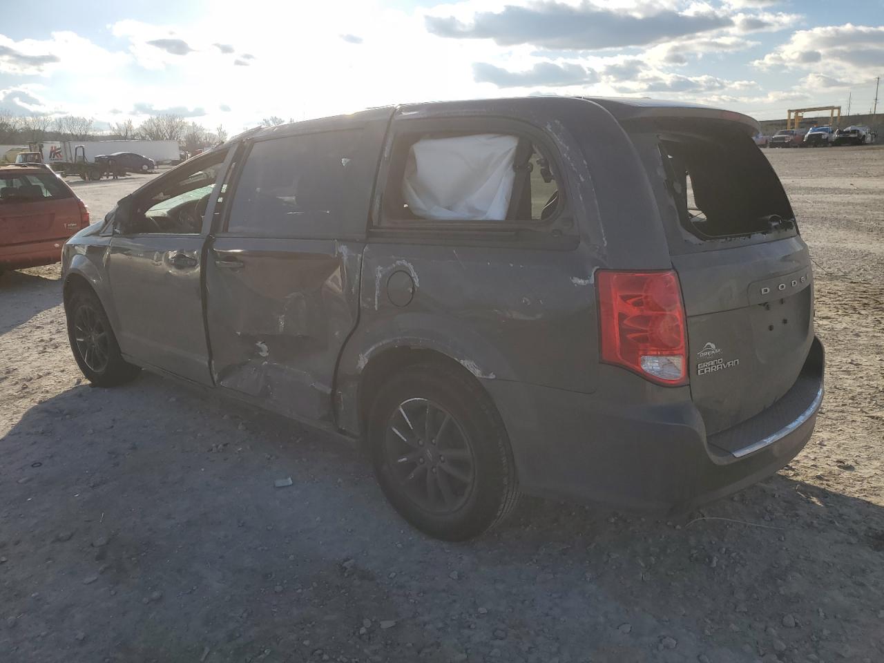 2020 Dodge Caravan VIN 2C4RDGEG3LR198965 Copart auction photo, all over damage thumbnail 2