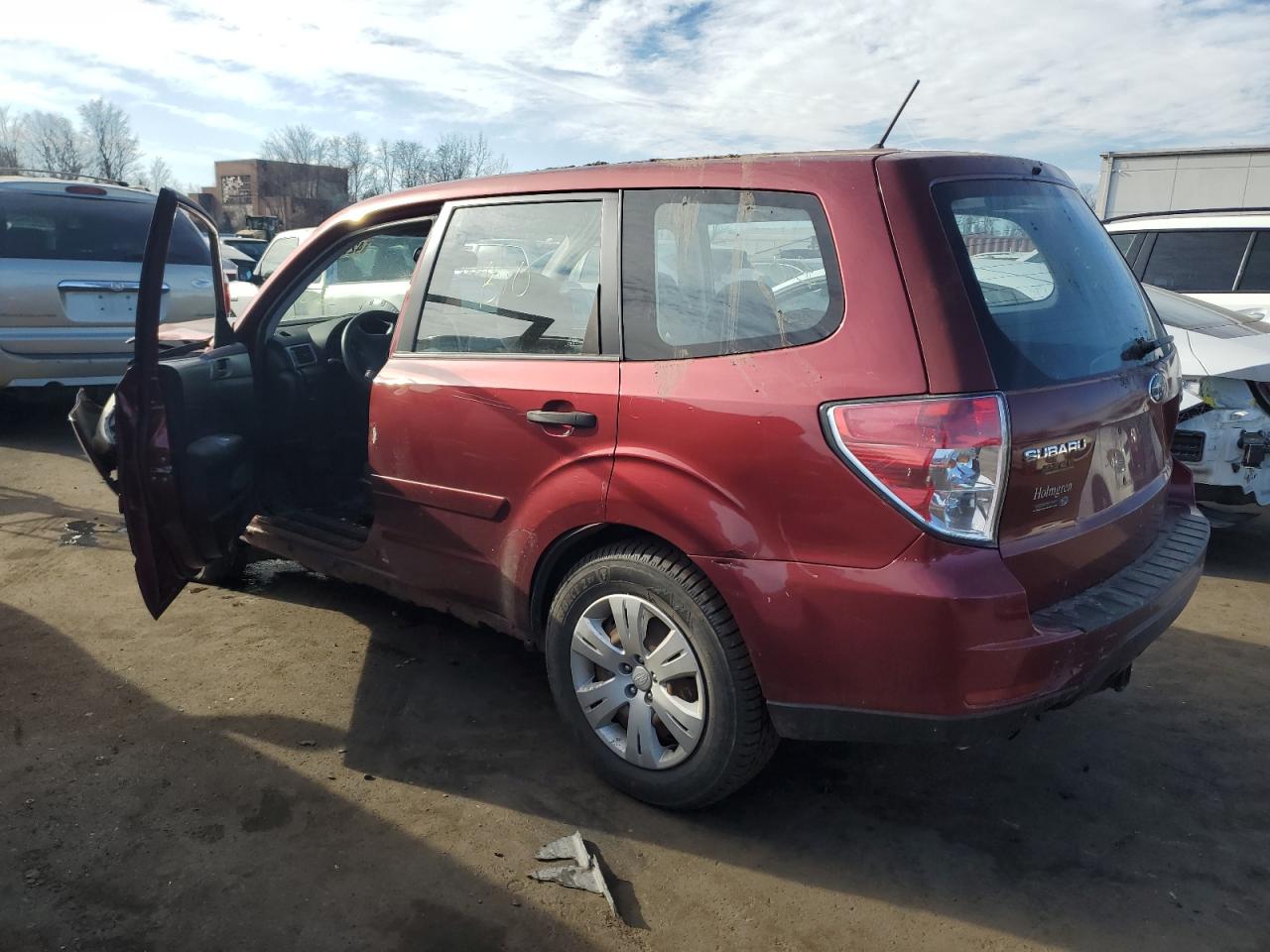 2009 Subaru Forester VIN JF2SH61679H745948 Copart auction photo, front end / side damage thumbnail 2