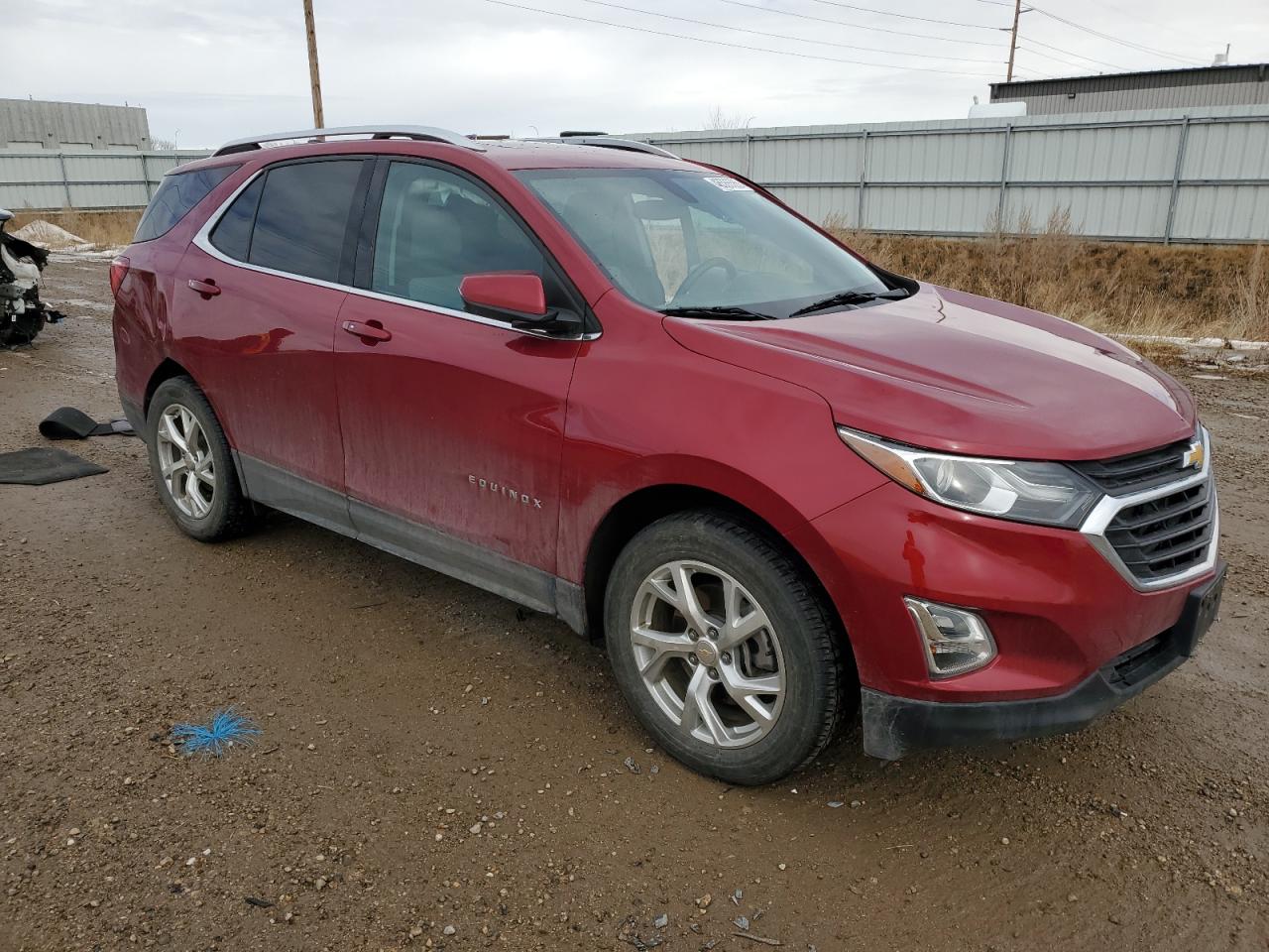 2018 Chevrolet Equinox VIN 3GNAXTEX3JS579221 Copart auction photo, side / rear end damage thumbnail 4