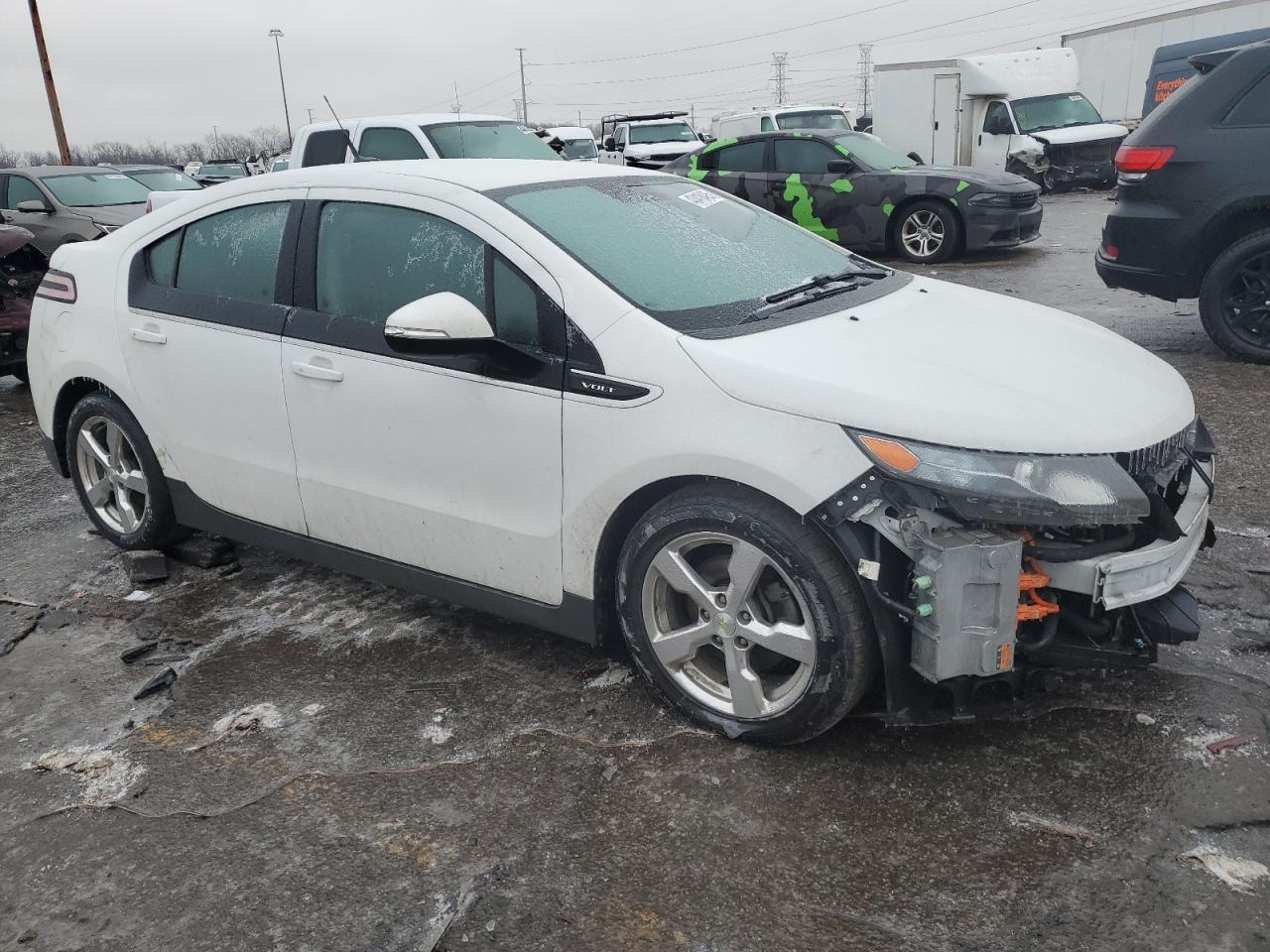 2013 Chevrolet Volt VIN 1G1RB6E46DU115452 Copart auction photo, front end damage thumbnail 4