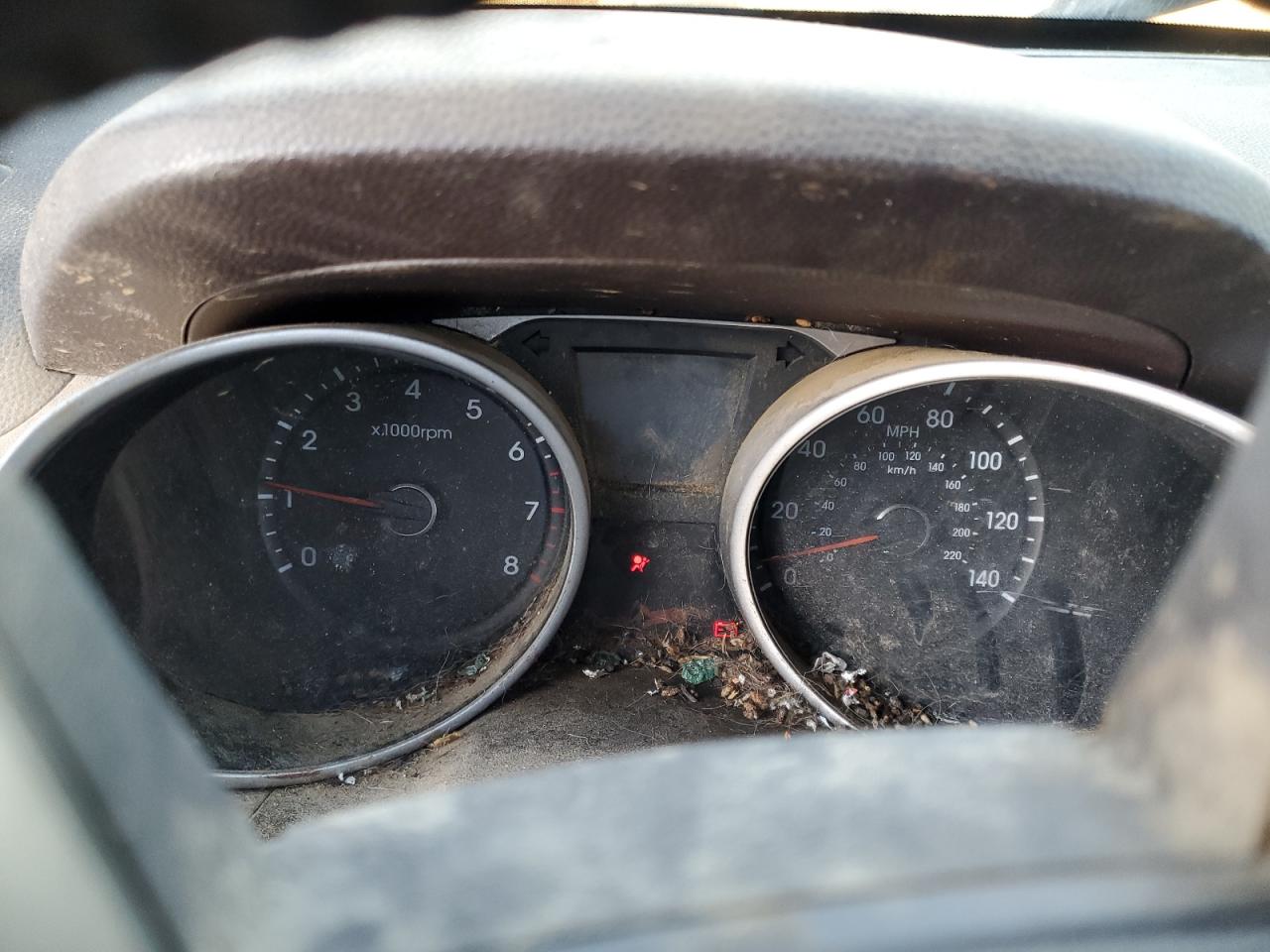 2013 Hyundai Tucson VIN KM8JU3ACXDU548620 Copart auction photo, all over damage thumbnail 9
