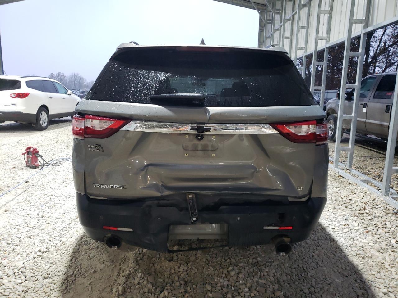 2019 Chevrolet Traverse VIN 1GNERGKW5KJ119558 Copart auction photo, rear end / front end damage thumbnail 6