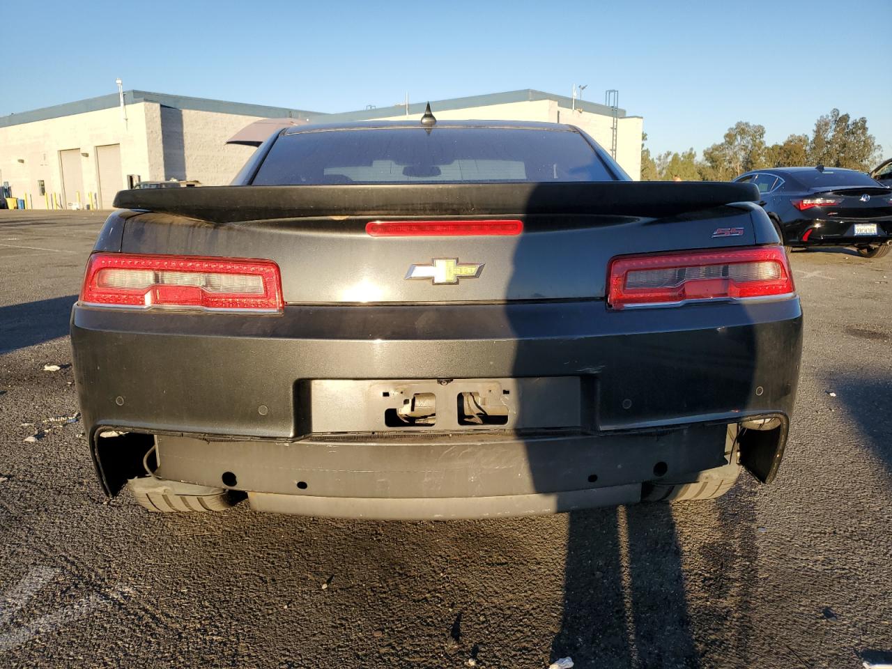 2014 Chevrolet Camaro VIN 2G1FT1EW2E9189759 Copart auction photo, side damage thumbnail 6