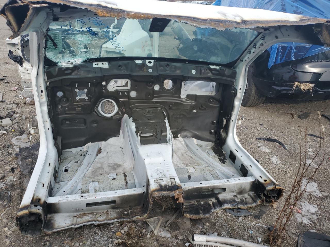 2019 Dodge Charger VIN 2C3CDXGJ3KH576645 Copart auction photo, stripped / missing/altered vin damage thumbnail 8