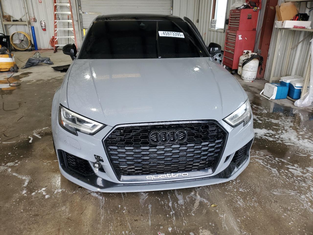 2020 Audi RS3 VIN WUABWGFF8LA903591 Copart auction photo, side damage thumbnail 5