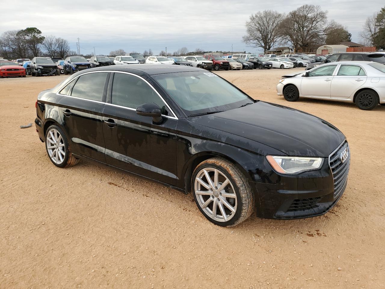 2015 Audi A3 VIN WAUACGFF0F1006185 Copart auction photo, rear end / side damage thumbnail 4