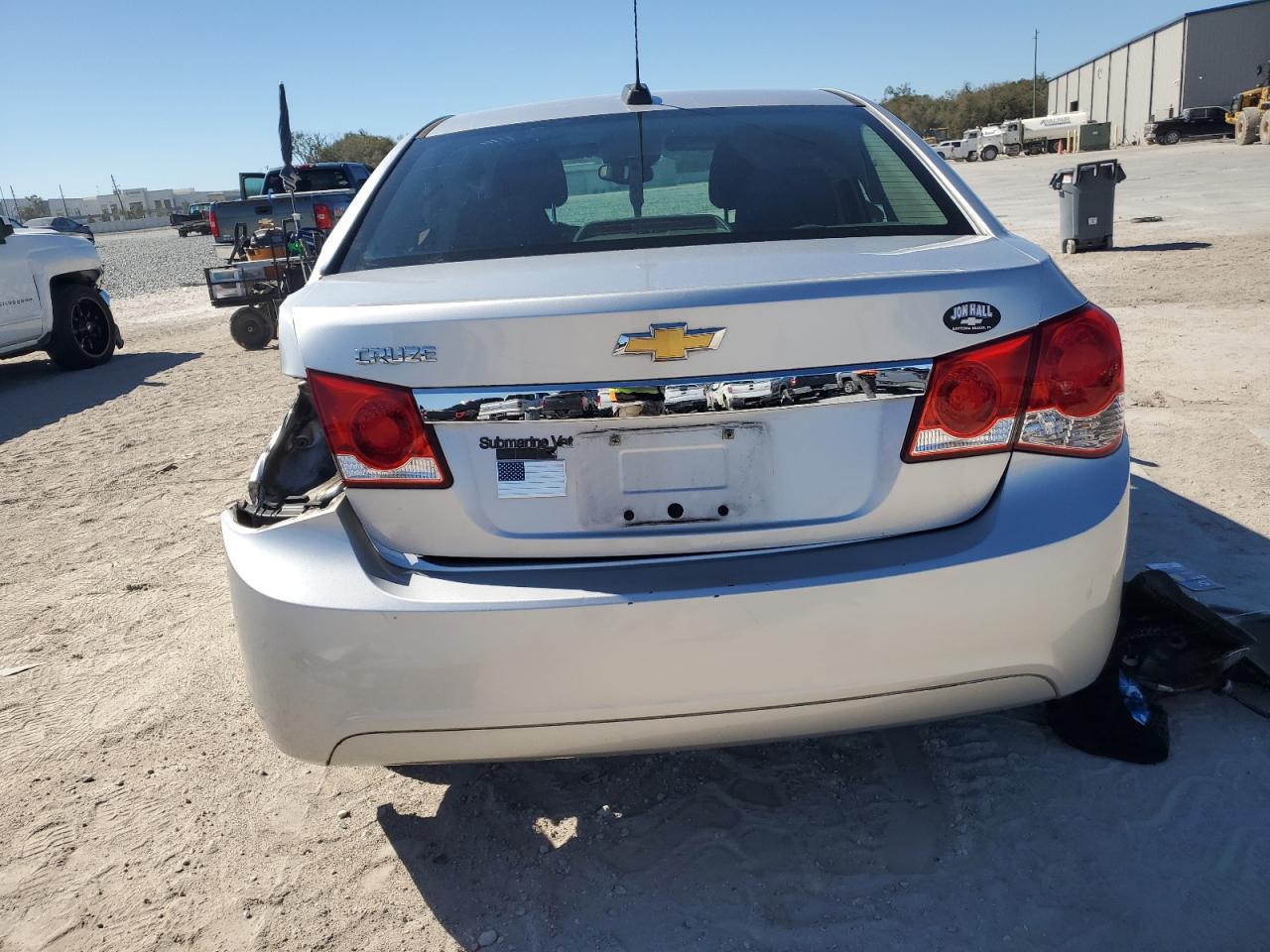 2015 Chevrolet Cruze VIN 1G1PA5SH5F7174151 Copart auction photo, rear end / side damage thumbnail 6