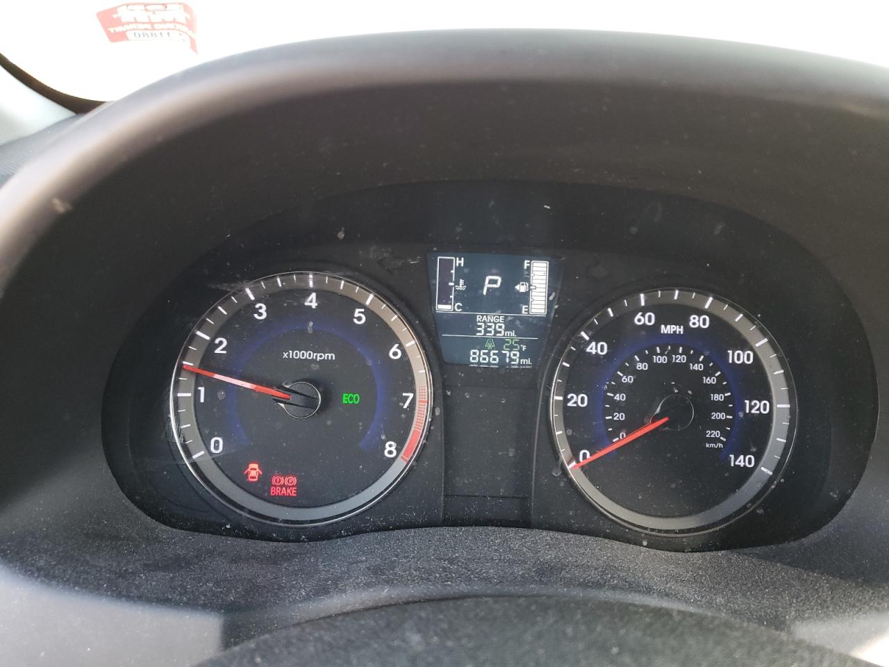2015 Hyundai Accent VIN KMHCT5AE8FU222360 Copart auction photo, front end / rear end damage thumbnail 9
