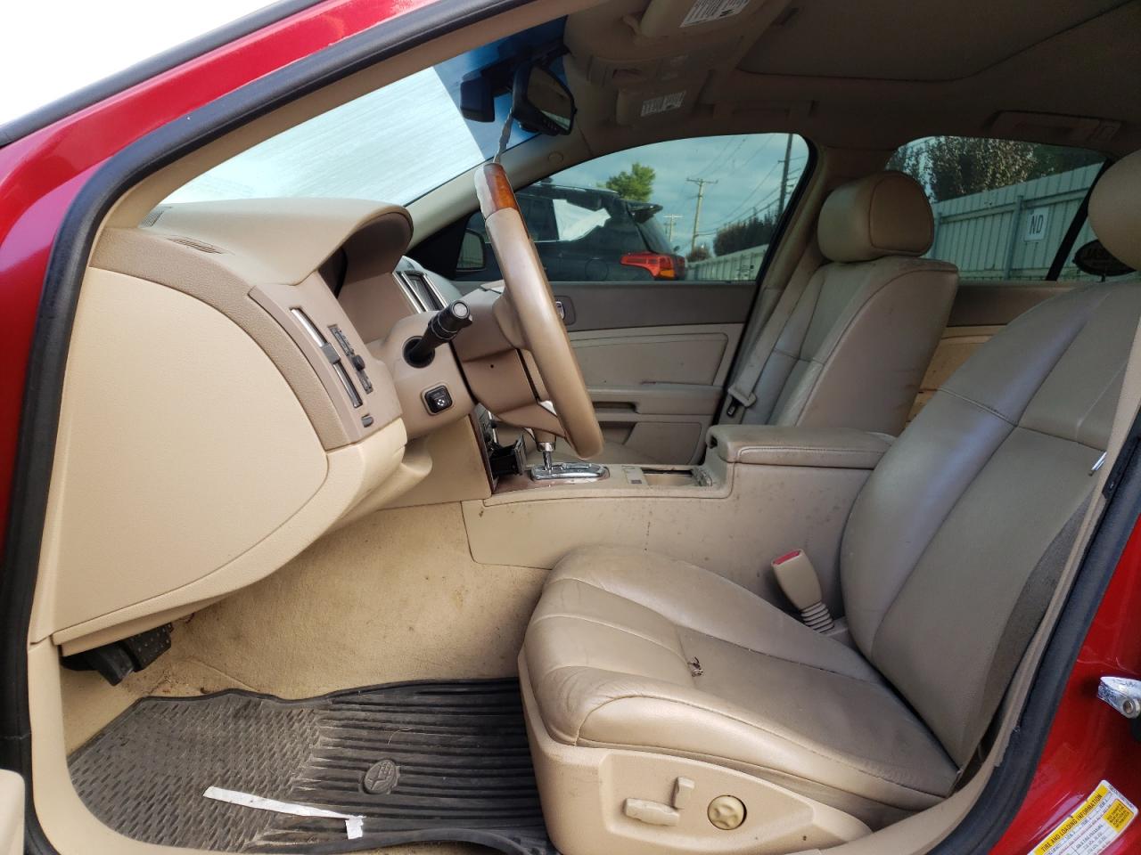 2008 Cadillac STS VIN 1G6DD67V280186441 Copart auction photo, all over / top/roof damage thumbnail 7