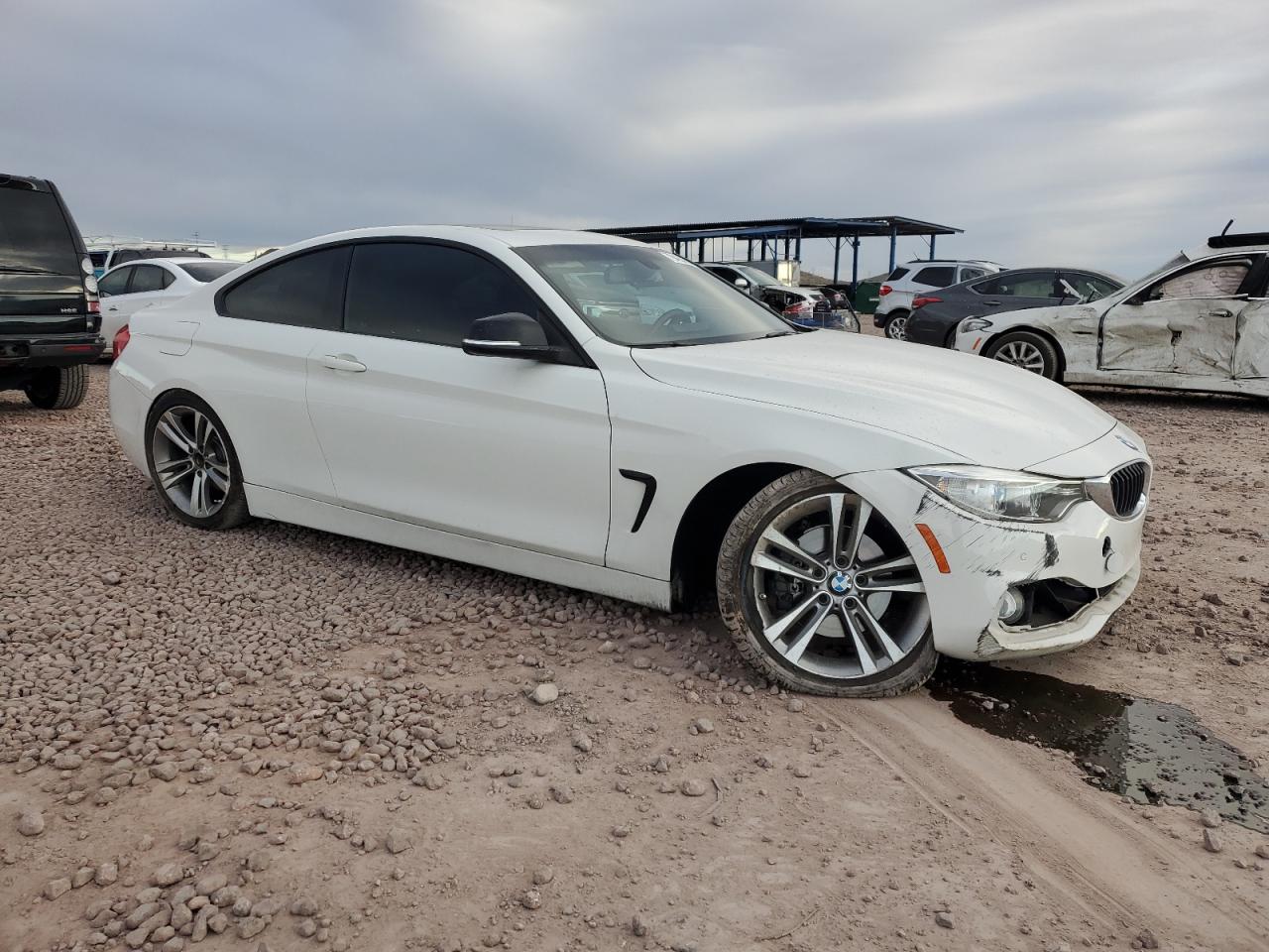 2014 BMW 4er VIN WBA3N7C51EK221632 Copart auction photo, front end damage thumbnail 4