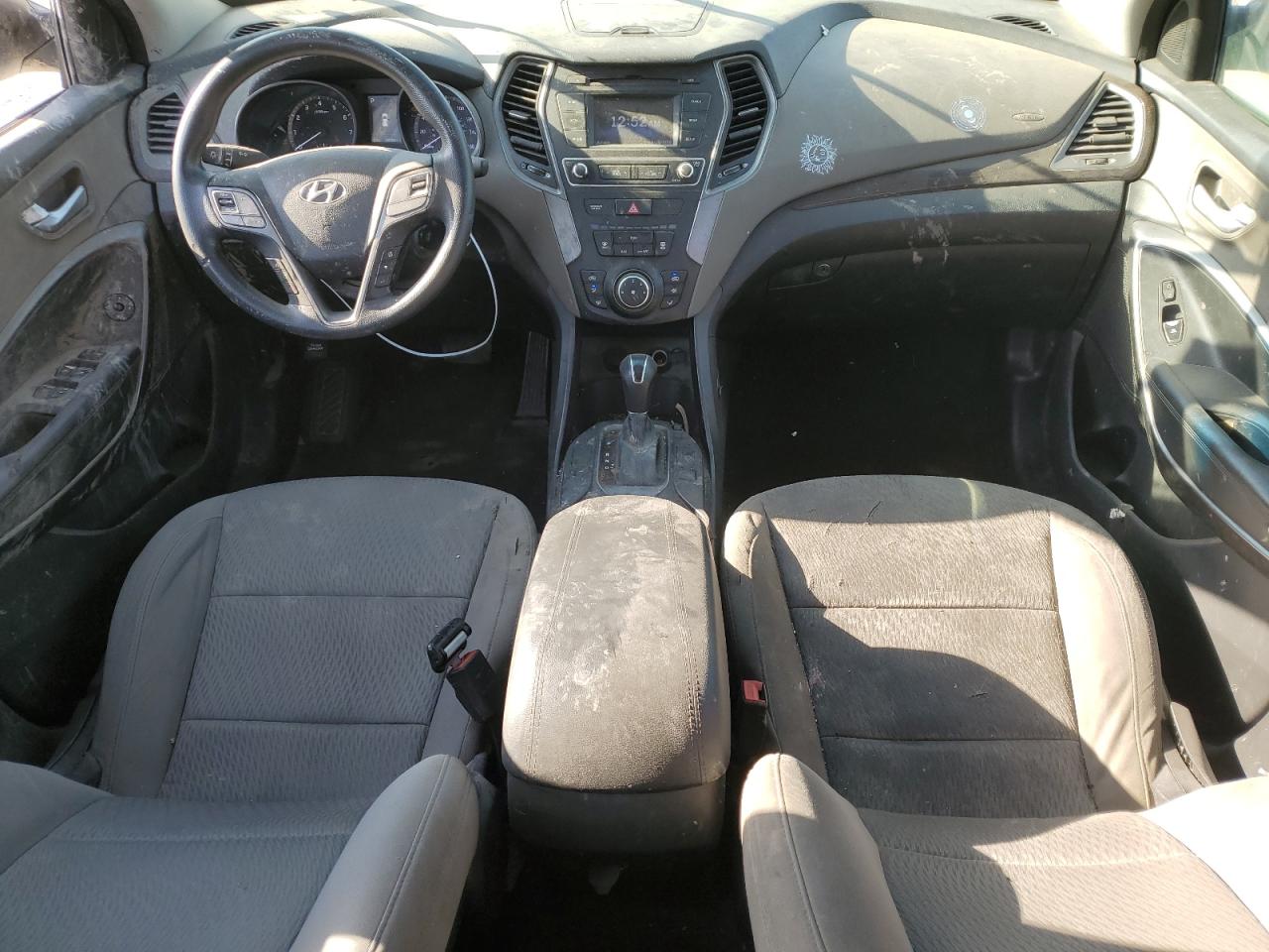 2017 Hyundai Santa Fe VIN 5NMZTDLB1HH001253 Copart auction photo, front end / mechanical damage thumbnail 8