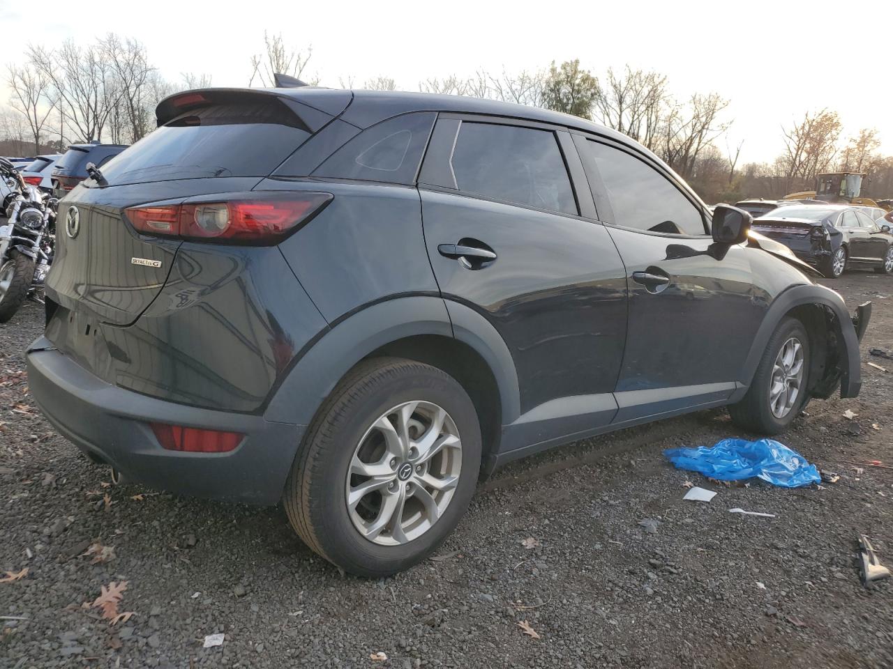 2021 Mazda CX-3 VIN JM1DKFB75M1516380 Copart auction photo, front end / frame damage damage thumbnail 3