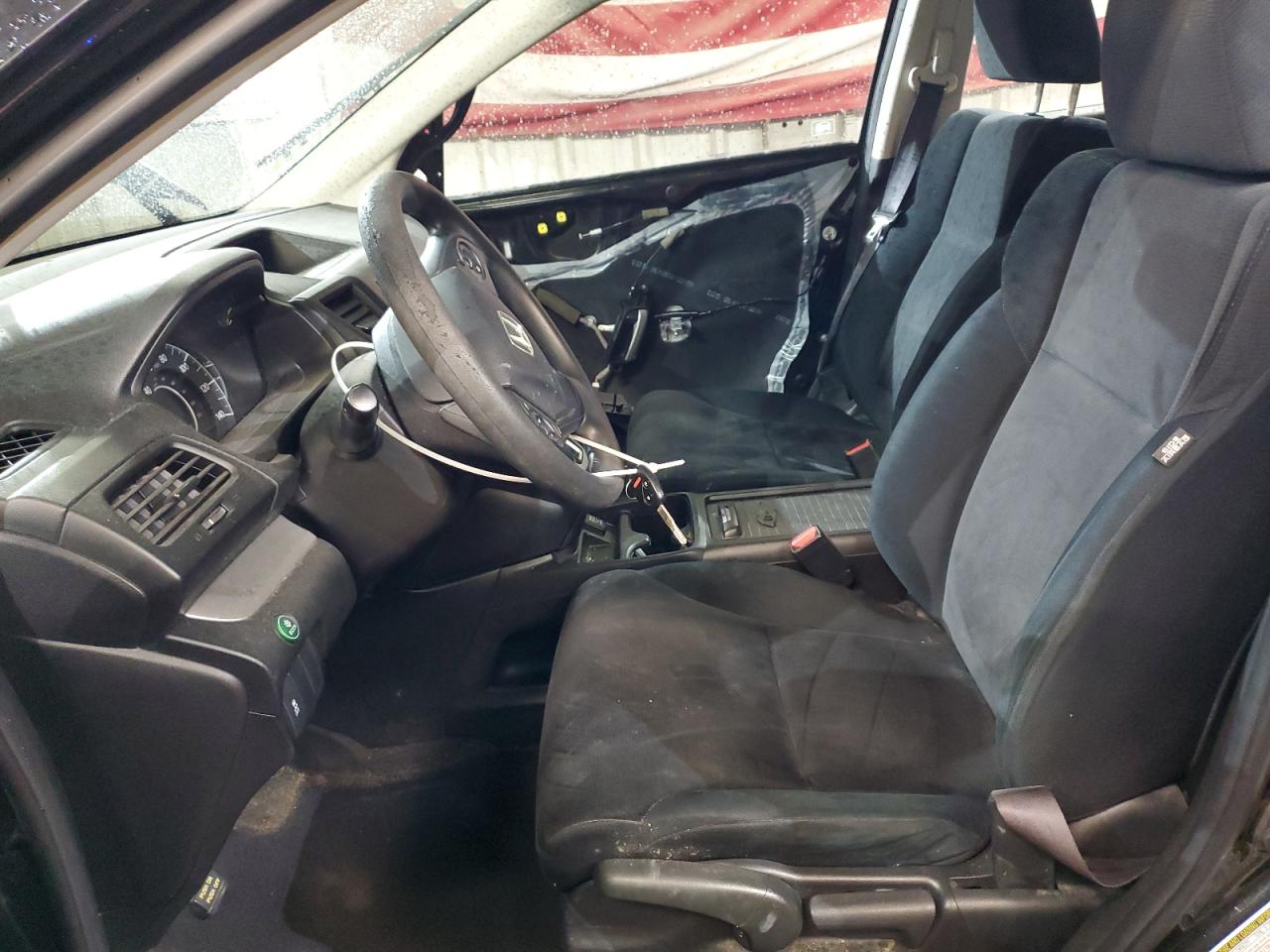 2012 Honda CR-V VIN 2HKRM4H34CH611108 Copart auction photo, front end / side damage thumbnail 7