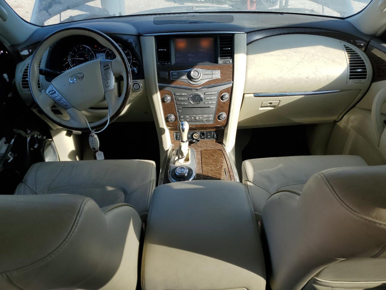 2015 Infiniti QX80 VIN JN8AZ2NE3F9086682 Copart auction photo, hail / minor dent/scratches damage thumbnail 8