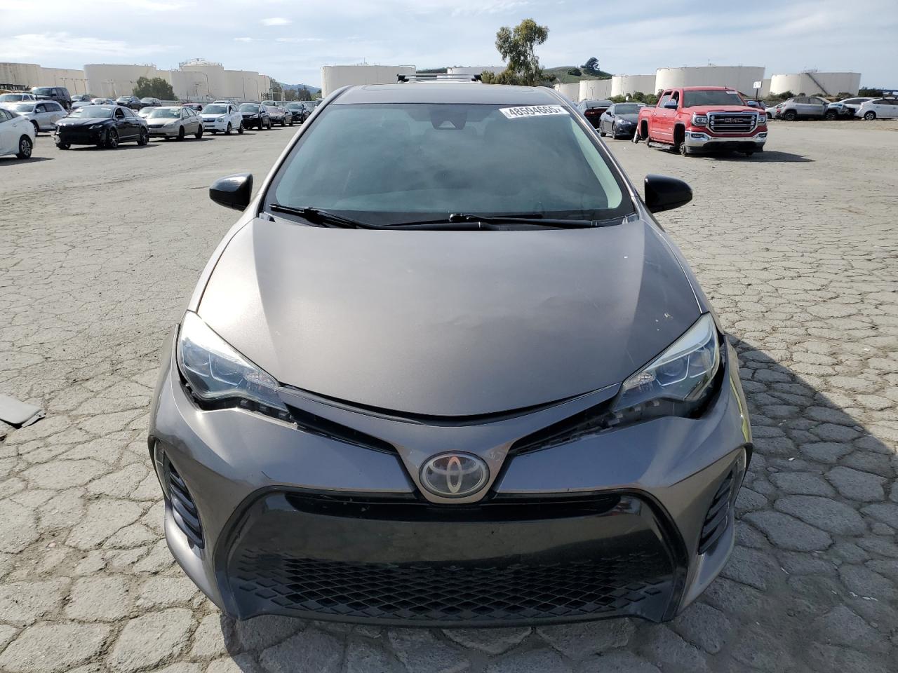 2018 Toyota Corolla VIN 2T1BURHE0JC091862 Copart auction photo, front end / rear end damage thumbnail 5