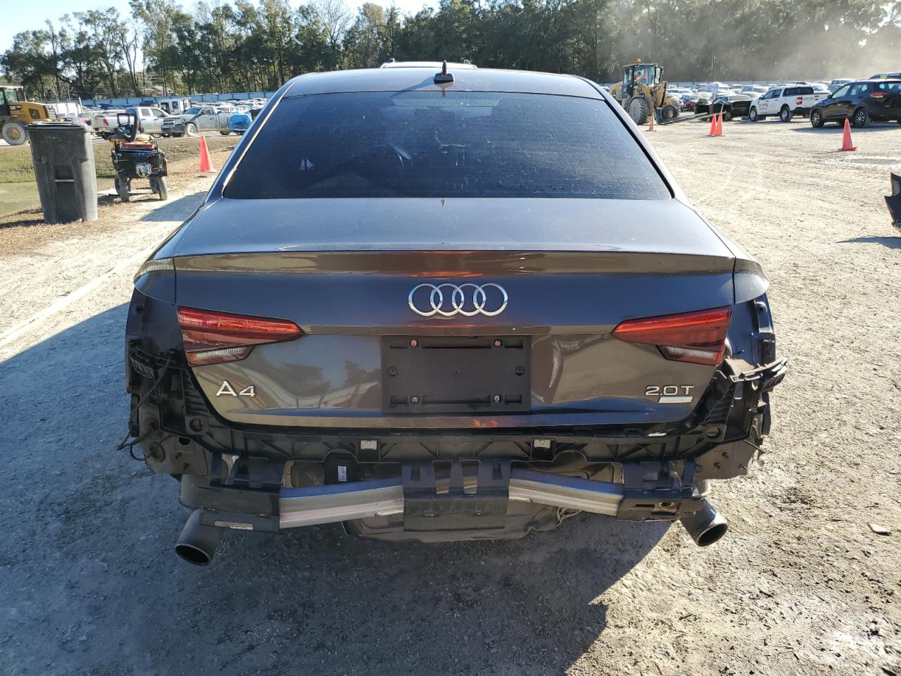 2017 Audi A4 VIN WAUGMAF48HN044200 Copart auction photo, rear end / front end damage thumbnail 6